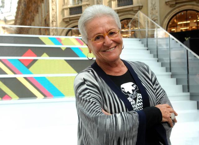 Rosita Missoni alla settimana della moda a Milano nel 2010 - Foto: Imagoeconomica
