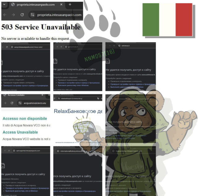 Attacco hacker gruppo Noname