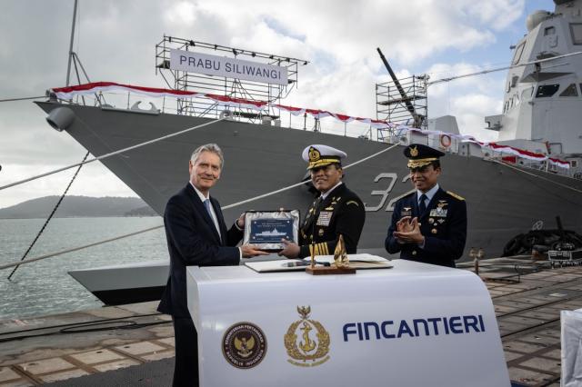 Fincantieri, al via cerimonia di cambio nome delle due unit&agrave; MPCS/PPA vendute alla Marina Indonesiana per &euro;1,18 mld