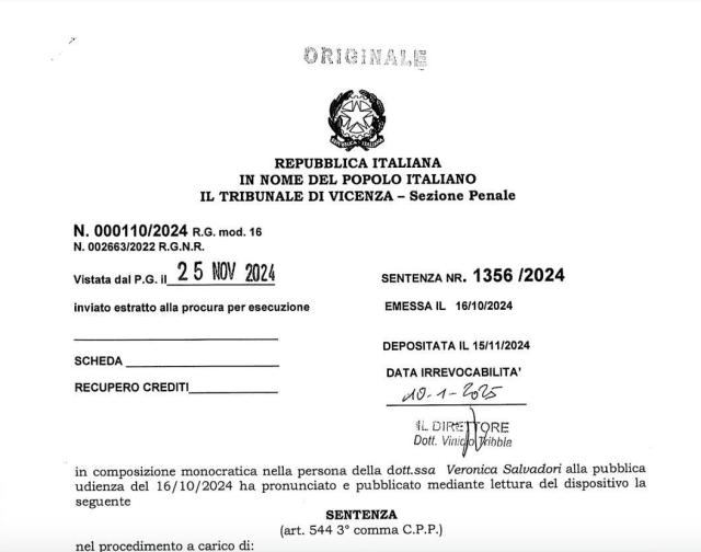 Obbligo vaccino Covid, Tribunale di Vicenza assolve odontoiatra sospesa perch&eacute; senza siero: "Illegittimo che l'Ordine dei medici intervenga sulla questione" - LA SENTENZA