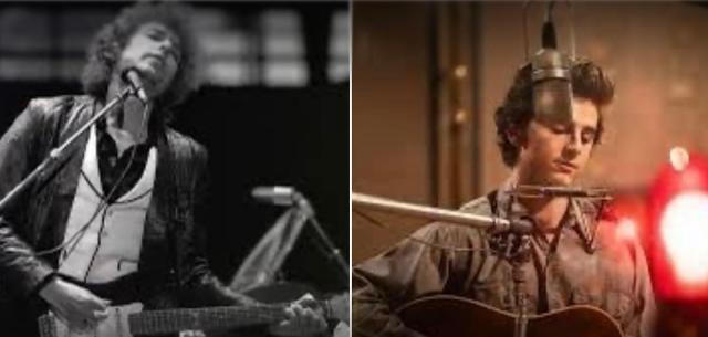 Timoth&eacute;e Chalamet in "Bob Dylan"