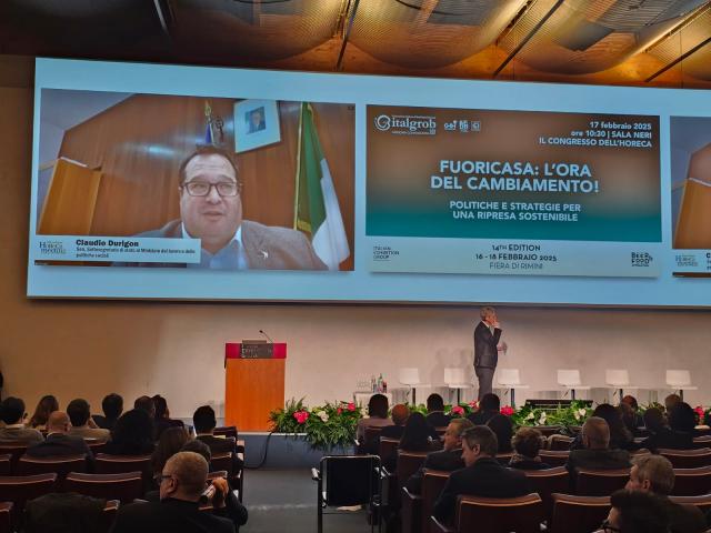 Horeca Meeting, Durigon, Sottosegretario al Ministero del Lavoro e delle Politiche Sociali: "Crescita occupazionale incoraggiante"