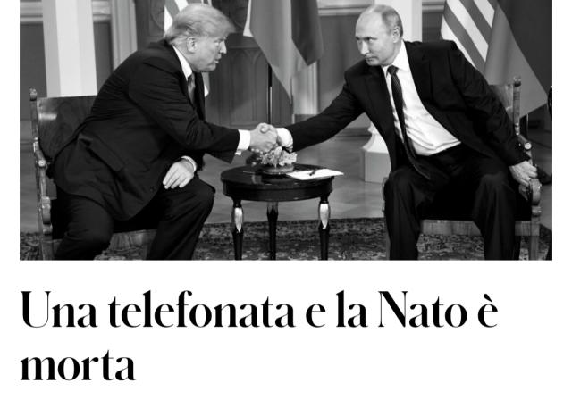 &nbsp;Il generale Fabio Mini torna sui contenuti di un nostro post di qualche giorni fa ovvero la &ldquo;telefonata&rdquo; tra Trump e Putin