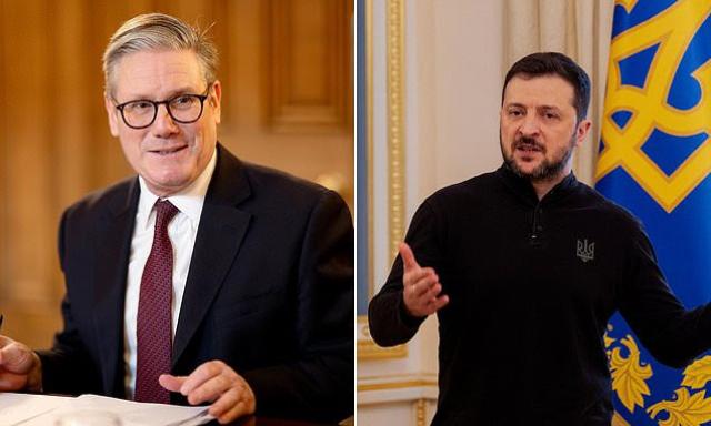 Starmer e Zelensky