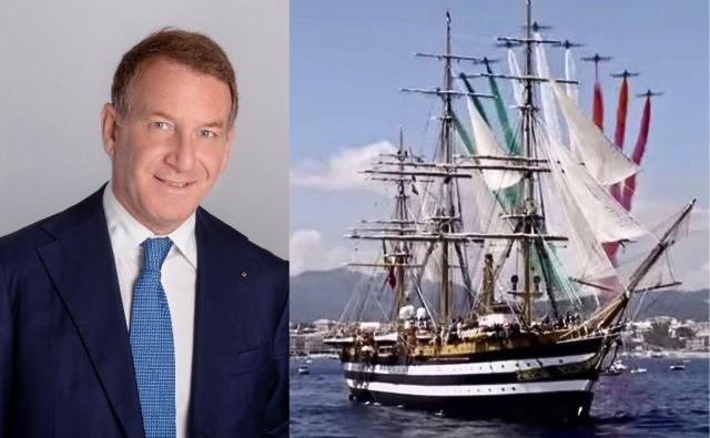 Talarico Cravatte  fornitore ufficiale dei cadeaux della Nave Amerigo Vespucci per il giro del mondo 2023-2025
