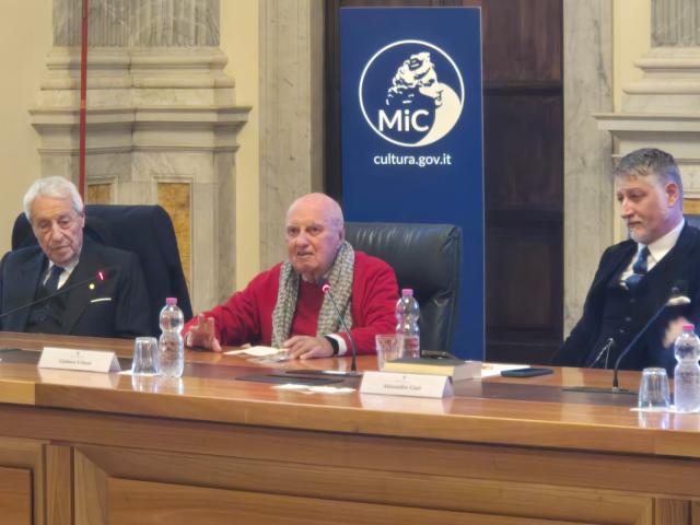 Ministro della Cultura&nbsp;Alessandro Giuli