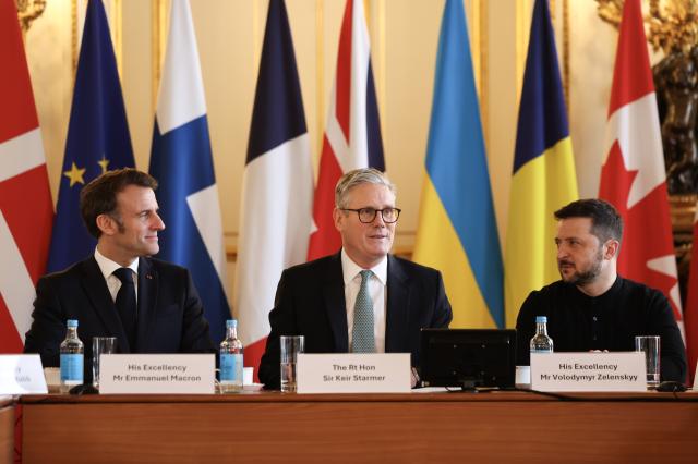 Macron, Starmer, Zelensky