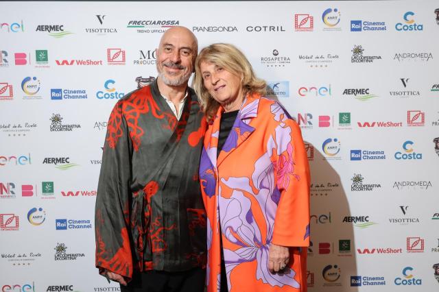 Roberto Ciufoli con Maddalena Mayneri