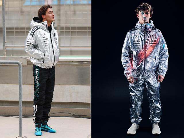 Giacca isolante e giubbotto refrigerante: i due capi Adidas Climacool per i piloti di Mercedes-Amg Petronas F1 Team