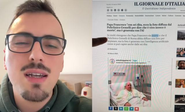 Elvis Tusha, il finto "fact checker" che si professa esperto di intelligenza artificiale, ma in realt&agrave; abile divulgatore di fake news