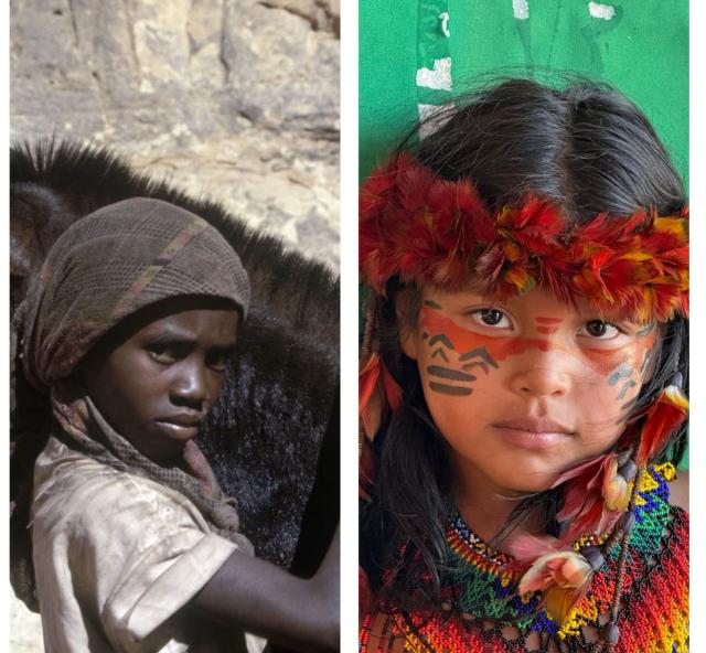 "Baby girl & Friend" e "Bambina Manaus", i due emozionanti ritratti di Riccardo Aichner nella Galleria Paola Colombari al MIA Photo Fair