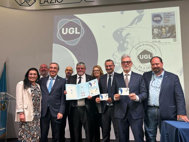 Emesso da Poste Italiane un francobollo celebrativo per i 75 anni di storia dell'UGL