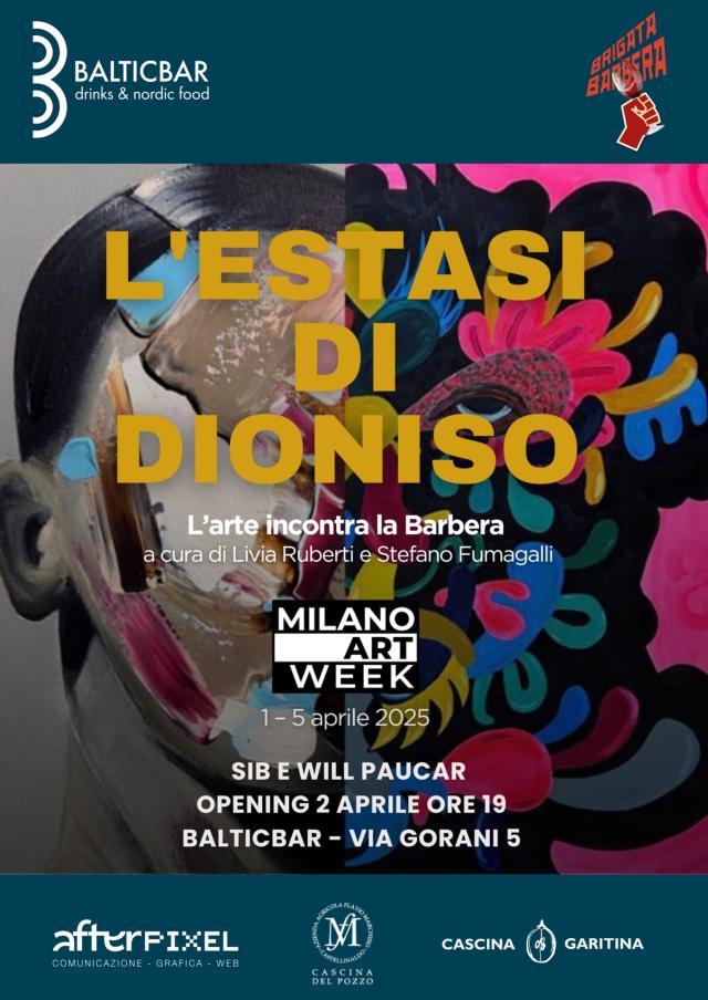 Al Baltic Bar l&rsquo;Estasi di Dioniso, fusione fra arte e vino