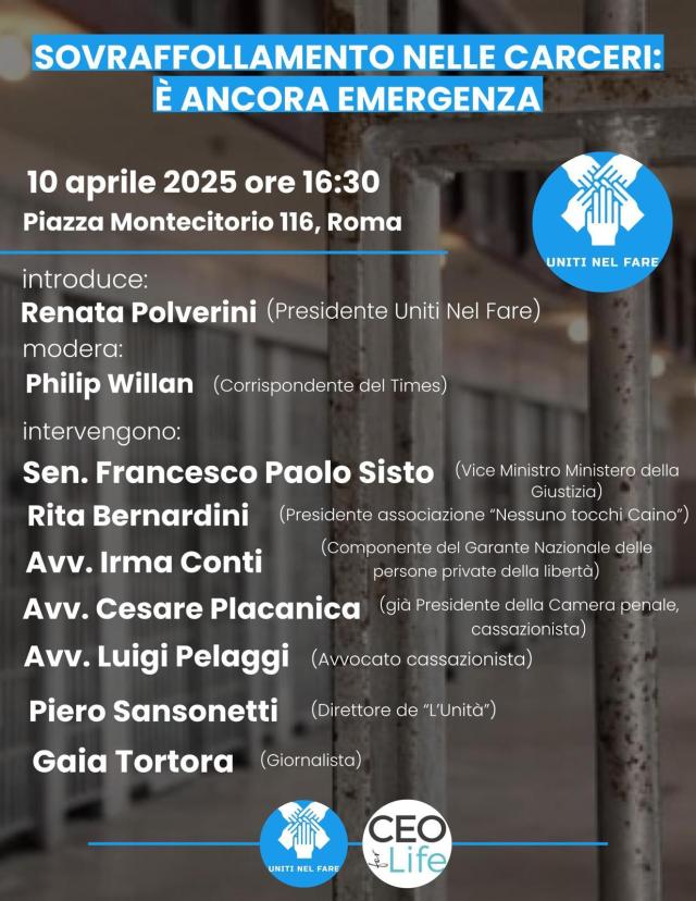 Sovraffollamento nelle carceri: &egrave; ancora emergenza