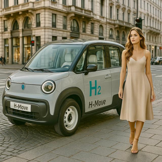 Design Week Milano, Colucci ha presentato l'H-MoVe (Hydrogen Modular Vehicle), l'auto a Idrogeno