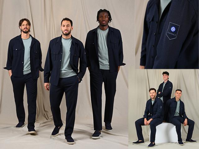 Canali veste i giocatori dell&rsquo;Inter con una capsule collection elegante e funzionale