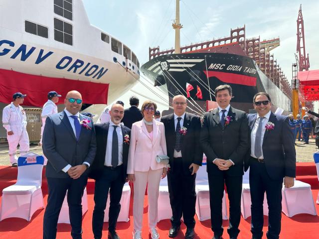 GNV (Gruppo MSC), consegnata in Cina la nuova GNV Orion per una navigazione pi&ugrave; sostenibile; in servizio entro fine giugno