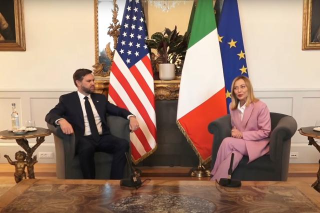 Vance a Roma fino al 20 aprile, oggi l&rsquo;incontro con Meloni, sul tavolo 2&deg; round di negoziati Usa-Italia, domani il colloquio con parolin