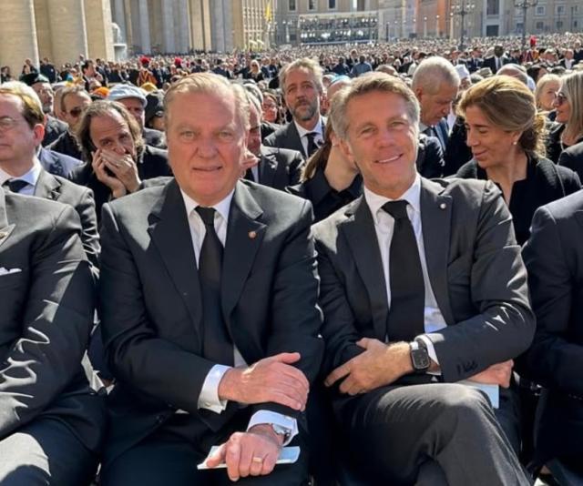 Carlo di Borbone delle Due Sicilie con Emanuele Filiberto di Savoia