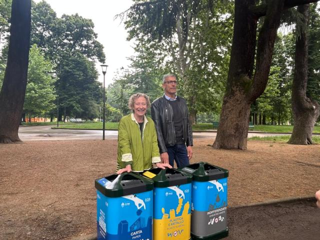 Amsa (A2A), presentato il progetto aree verdi del Comune di Milano per la raccolta differenziata in 6 parchi della citt&agrave;