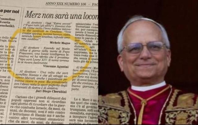 "Il prossimo papa sar&agrave; Leone XIV": il messaggio scritto il giorno prima della fumata bianca da chi aveva previsto tutto, con riferimenti specifici a Prevost