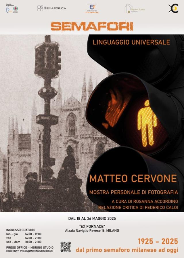 Semafori. Linguaggio Universale, Matteo Cervone celebra i 100 anni del semaforo con una mostra dal 18 al 26 maggio 2025 a Milano