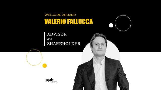 PPK,  Valerio Fallucca nominato come investor e advisor; Lipani (CEO): "La sua esperienza ci aiuter&agrave; a gestire sfide, rischi e opportunit&agrave;"