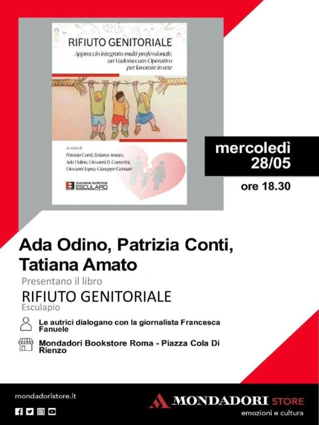 Rifiuto genitoriale, il libro di Odino, Conti e Amato che affronta il tema della perdita di un genitore ancora in vita