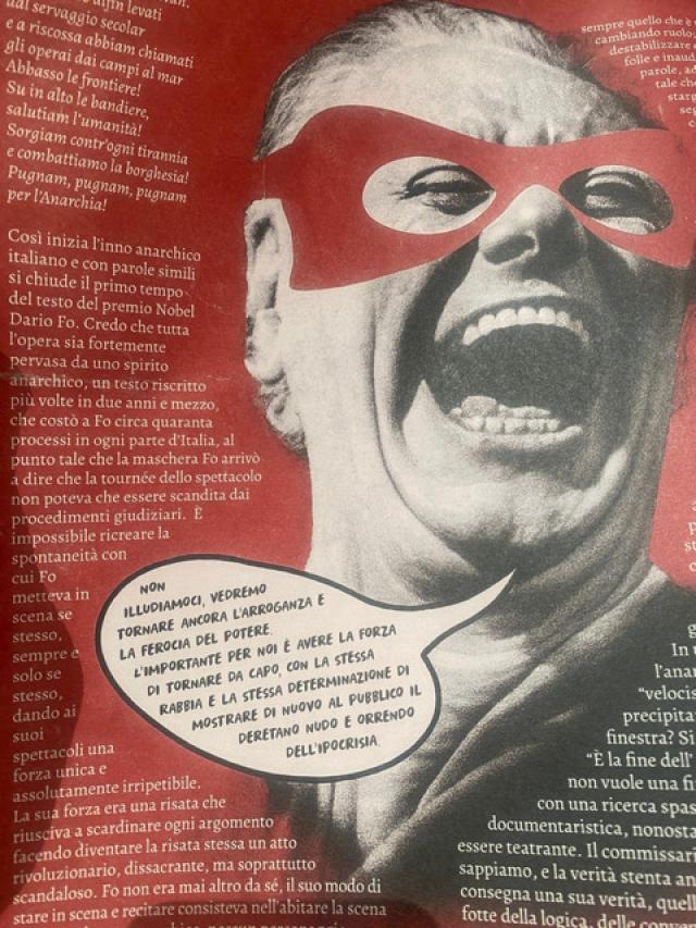 Morte accidentale di un anarchico. Dal Teatro Bellini di Napoli un omaggio a Dario Fo. Forse non tutti sanno che...