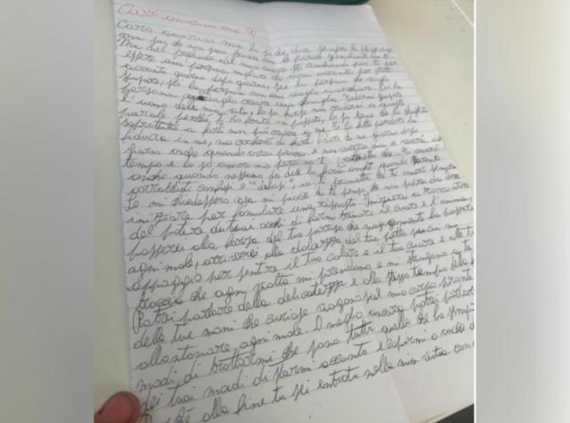 Omicidio Martina Carbonaro, lettera dell&rsquo;1 marzo ad Alessio Tucci: &ldquo;Ti ho fatto perdere la fiducia in me, voglio invecchiare con te&rdquo;