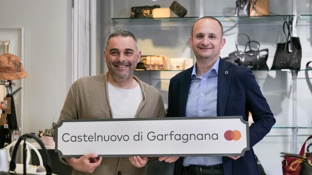 Mastercard, il borgo toscano di Castelnuovo di Garfagnana scelto per guidare la campagna europea &ldquo;Click to Pay&rdquo;