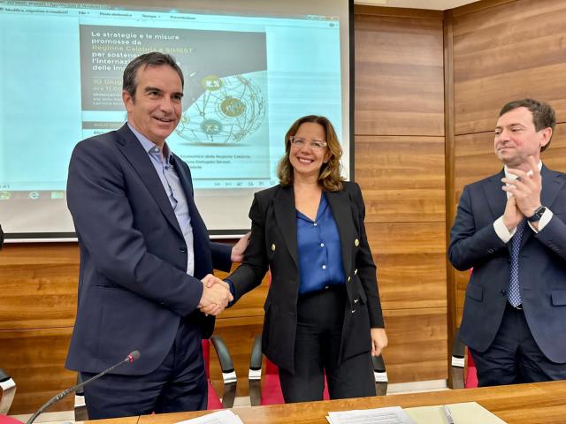 SIMEST e Regione Calabria, sottoscritto accordo per l'internazionalizzazione delle imprese del territorio