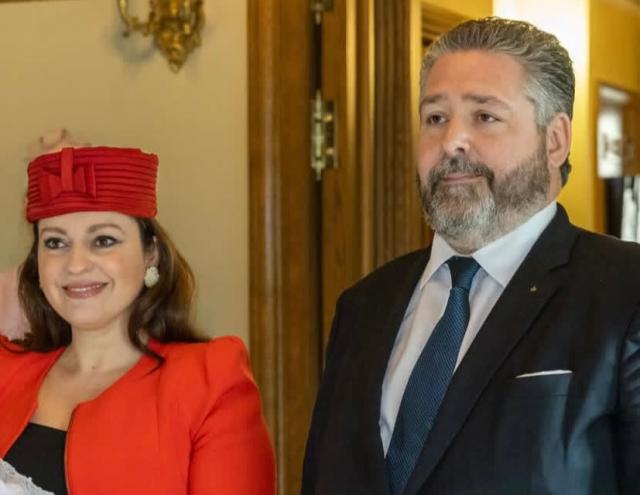 Il Granduca George Mikhailovich di Russia e la principessa Vittoria Romanovna