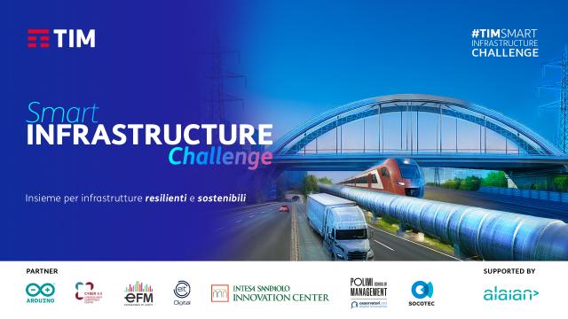 TIM, al via a "TIM Smart Infrastructure Challenge" per digitalizzare le infrastrutture del Paese con AI e IoT
