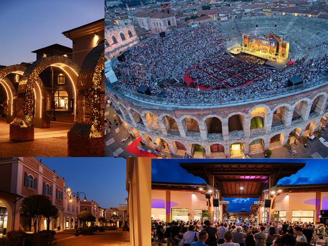 Le arie del Rigoletto a Verona e cantanti in tutti i Villages di Land of Fashion