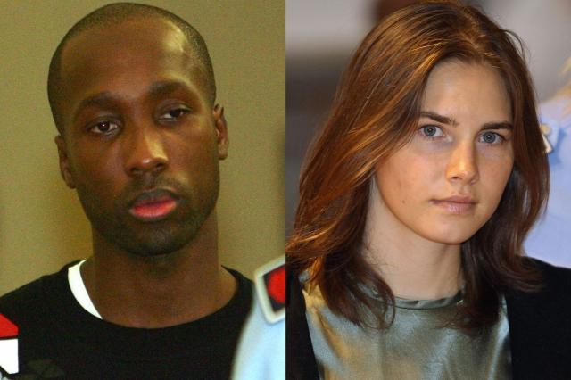 Rudy Guede, Amanda Knox