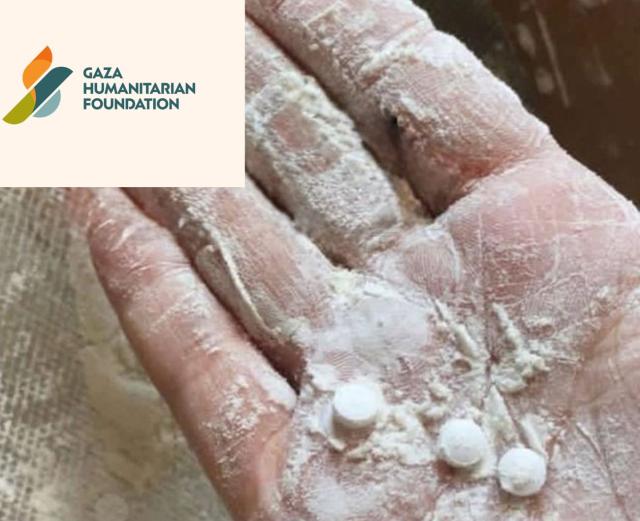 GHF, ossicodone nella farina per i palestinesi