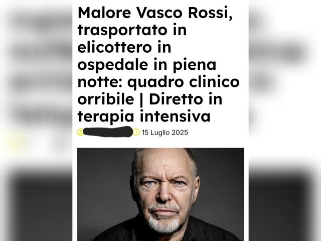 Gaza, Vasco Rossi: "Disastro Palestina inaccettabile, Netanyahu criminale, chi fa la guerra dovrebbe essere messo in manicomio"