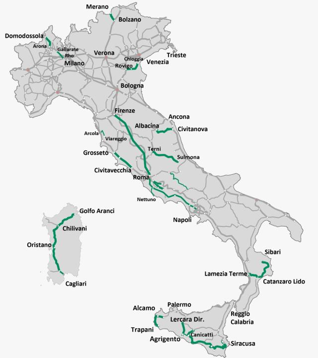 RFI (Gruppo FS), completata installazione di 1400 km di reta con sistema ERTMS; investimento &euro;2,5 mld 