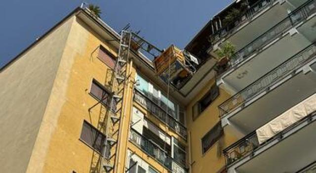 Rione Alto incidente sul lavoro