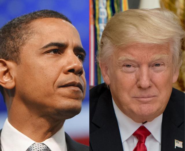 Trump, Obama