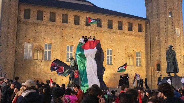 Manifestazione pro Palestina a Torino