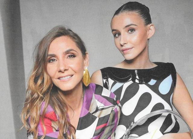 Clotilde di Savoia con la figlia Vittoria di Savoia 