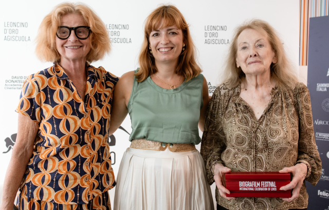 La scrittrice Premio Nobel Annie Ernaux e la regista Claire Simon incontrano la stampa e la giuria del Leoncino D&rsquo;Oro