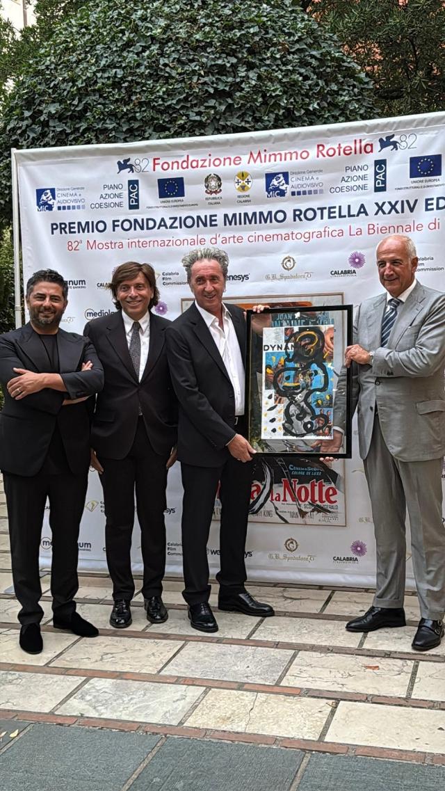 Paolo Sorrentino vince il Premio Fondazione Mimmo Rotella