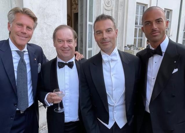 Emanuele Filiberto di Savoia, Guglielmo Giovanelli Marconi, Filippo Bruno di Tornaforte, Pietro Baiardo Virgadamo