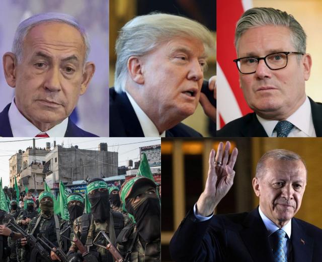 Netanyahu, Trump, Starmer, Hamas, Erdogan