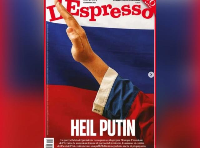 "Heil Putin": il nuovo surreale numero de "L'Espresso"; la demenziale reductio ad Hitlerum 
