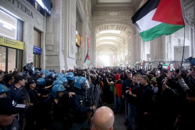 Sciopero 22 settembre, oltre 1mln di manifestanti pro-Gaza in oltre 80 citt&agrave;, guerriglia urbana a Milano, disordini anche a Roma, Bologna e Torino