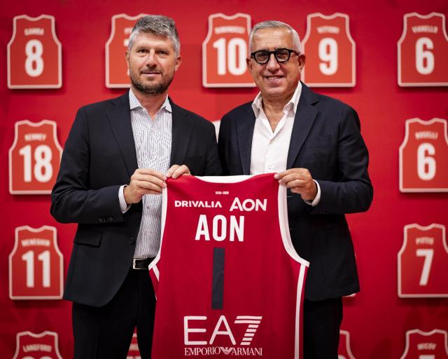 Aon, rinnovata la partnership pluriennale con Olimpia Milano, consolidando un legame fondato su valori sportivi e visione condivisa